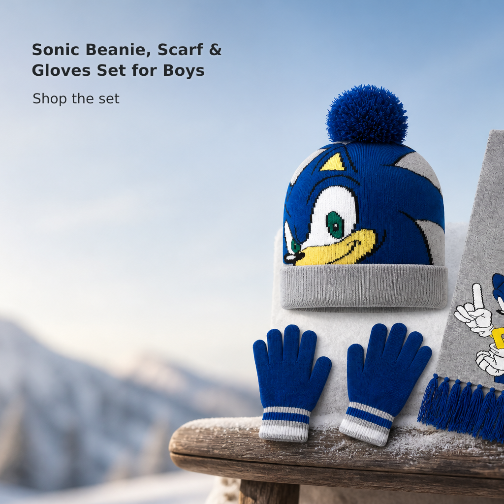 Boys’ Beanie, Scarf, and Gloves Winter Set