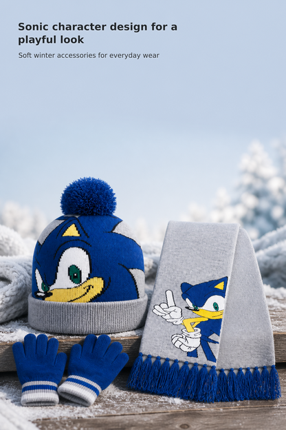 Boys’ Beanie, Scarf, and Gloves Winter Set